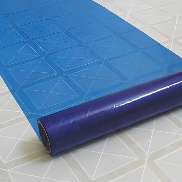 Auto Adhesive Floor Mat, 4 Mil Car Carpet Protector Film | 100 Mats Per Roll | 24 Wide, 200' Long