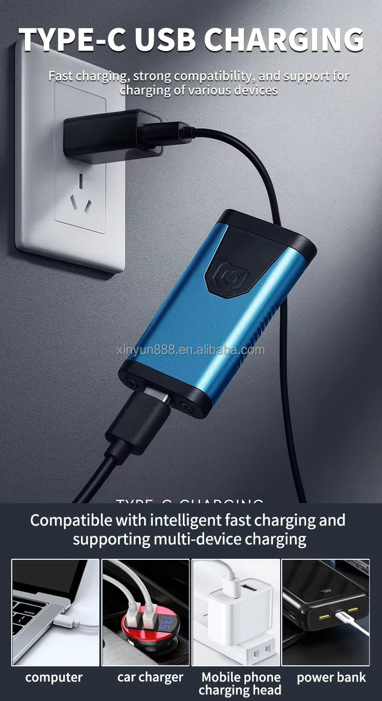 2026 New Ultra-thin COB Flashlight, USB Rechargeable Mini Keychain Lamp, Portable EDC Emergency Work Light
