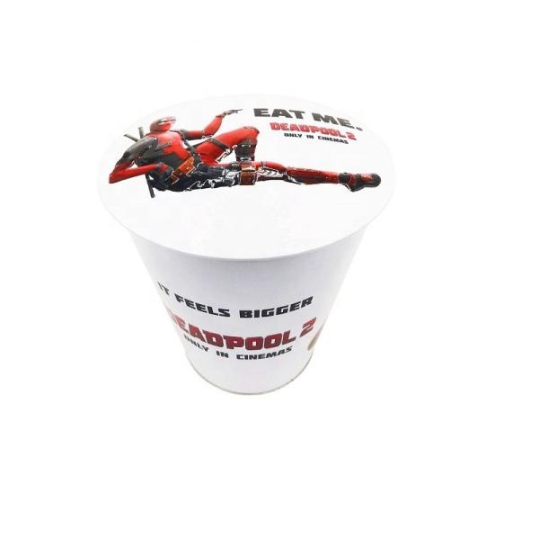 DADI 5L Metal Popcorn Bucket Tin Dia 195mm Personalised Snack Tin for Cookie Lollipop