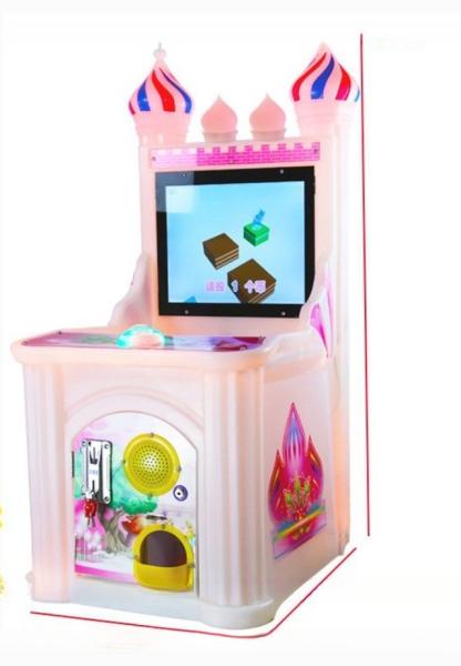 Guangzhou gaming factory children coin operated castle shooting arcade kids video racing game machines