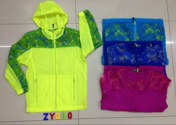 2015 Summer lightweight windbreaker skin jacket in new stock for children 030