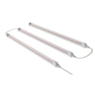 18W folha verde LED crescer luz tubo 120cm Daisy Chain para vegetais sementeira tubo LED para plantas de interior grande cobertura