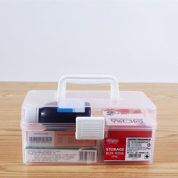 Family Pack Small Medical Care Plastic Medication Storage Box