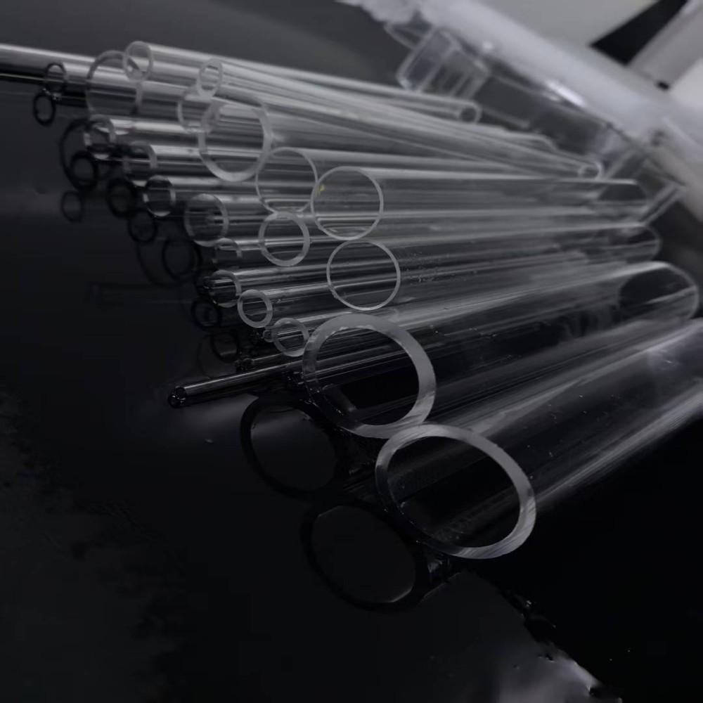 Fire Polishing Quartz Tube Both Sides Open Transparent Clear Glass Tube Polished