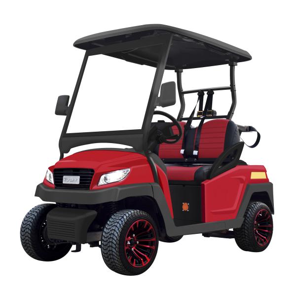 Popullar Model Red Electric Golf Car 2 Seaters with CE Certification Wholesale Price