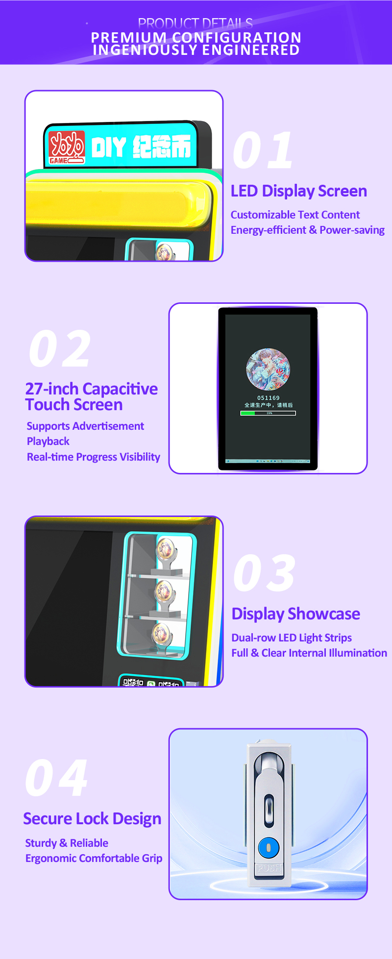 DIY Coins UV Printer Vending Machine Golden Medals AI AI-generated Images Souvenir Fridge Magnet Automatic Printing Machine with nayax