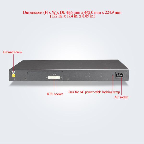 16K MAC S5700 Series Ethernet Switches S5720S-28X-SI-AC LACP Stackable