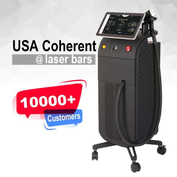 Stationary Diode Laser Hair Removal Machine 2000W Laser Hair Removal Machine For Dark Skin