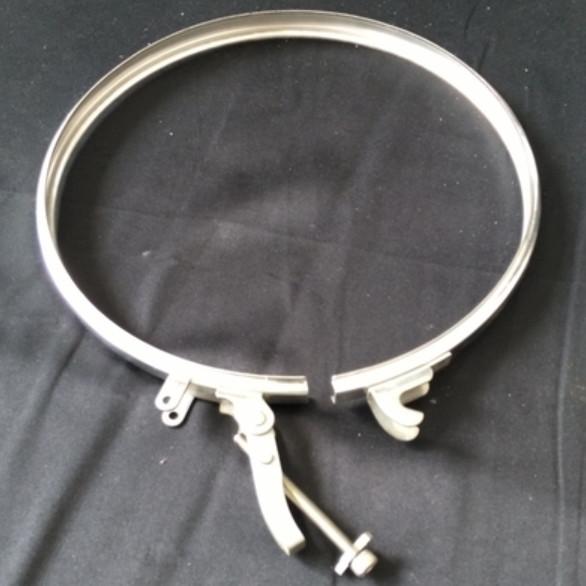 Galvanized Pellet Stove Flue Pipe , Wood Pellet Stove Pipe Germany Locking Band