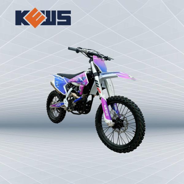 Kews quatro bicicletas de fuga azuis da etiqueta da bicicleta da sujeira do curso do motocross 300CC 4 do curso
