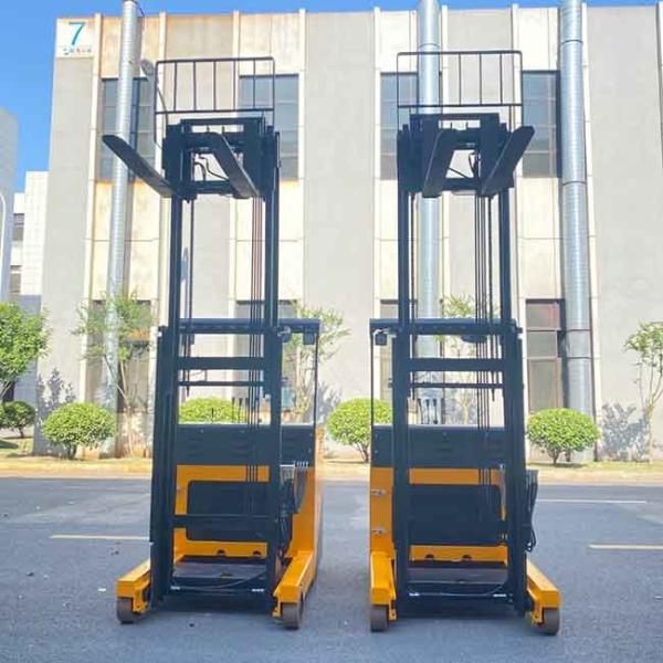 2000kg 48V CQD20BS 2.0T Electric Reach Forklift Stand Type Reach Truck Electric
