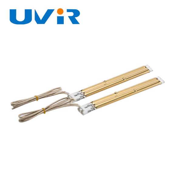 785W Gold Infrared Quartz Lamp Heater 270V Twin Tube