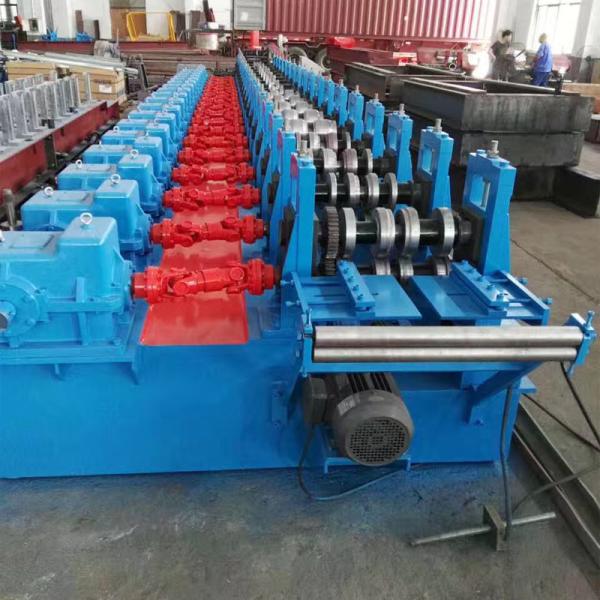 2.5mm Upright Rack Roll Forming Machine With 6 Meters Auto Stacker