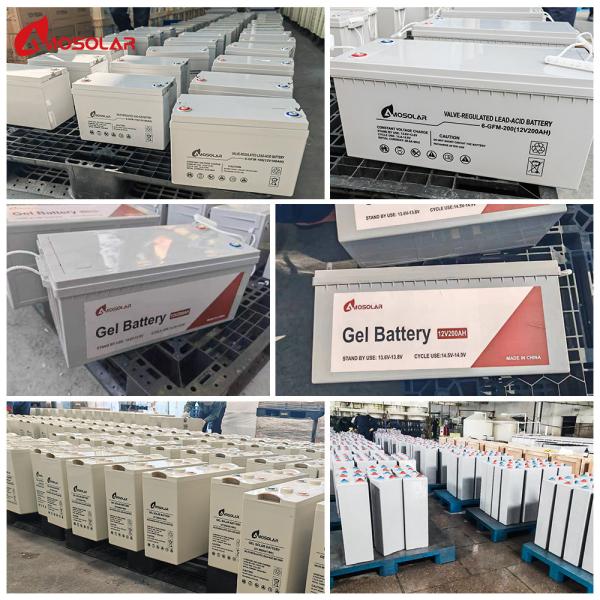 3000 Cycle Life Deep Cycle 12V Rechargeable Battery Agm Gel Long Life for Energy Storage
