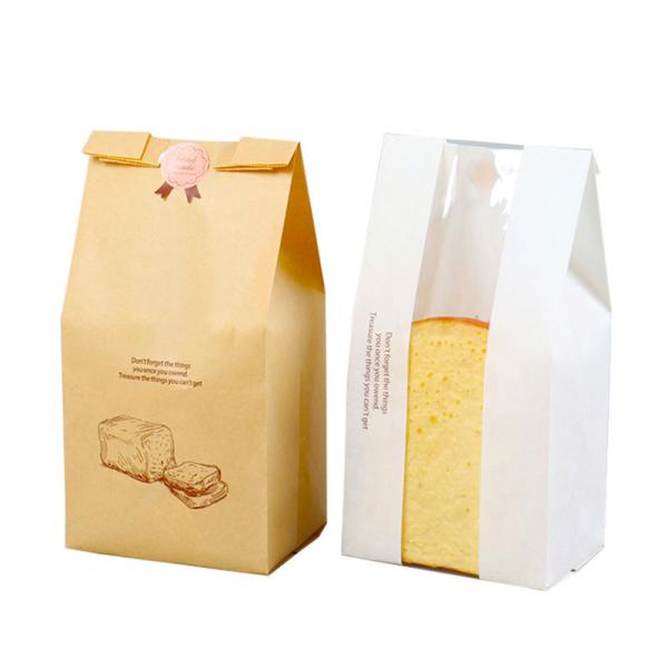 oEM ODM Loaf Packing Food Paper Bags With Window