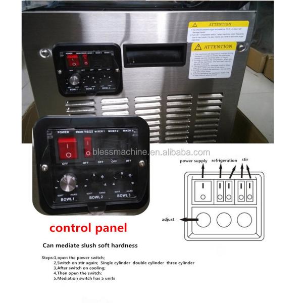 Food Beverage Multifunctional Slush Machine with Low Investment and Super Performance