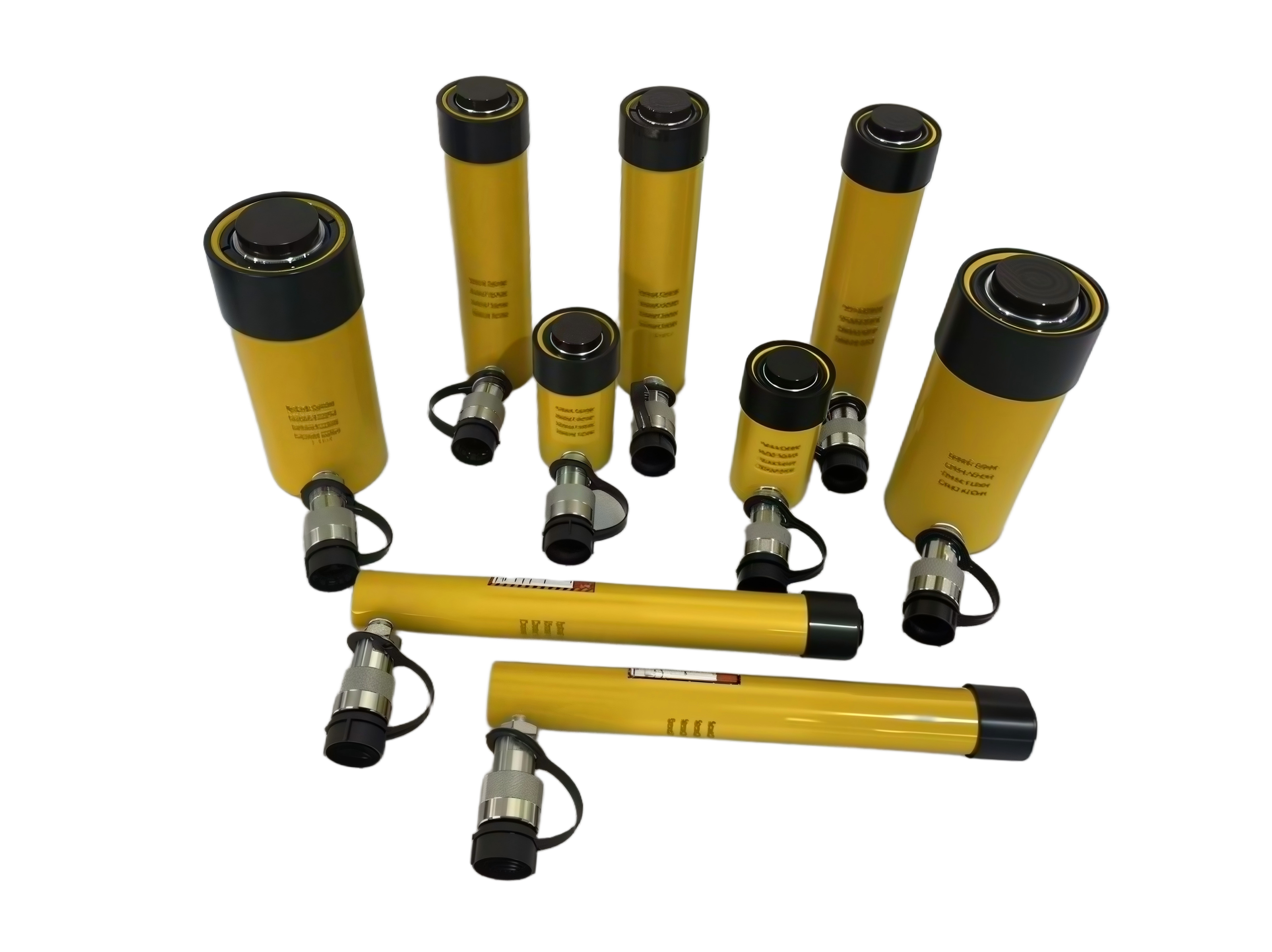 75 Ton Hydraulic Jack Cylinder CE ISO Short Stroke Hydraulic Cylinder