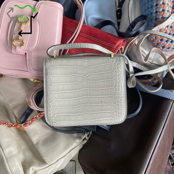 Women's Luxury Designer Leather Used Bags All Seasons Second Hand Bags Bluk Bales