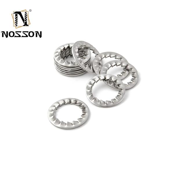 Split Style Stainless Steel DIN6797 External Teeth Lock Spring Serrated Washer for JIS Standard M6-M30 to Meet Customer Requirements