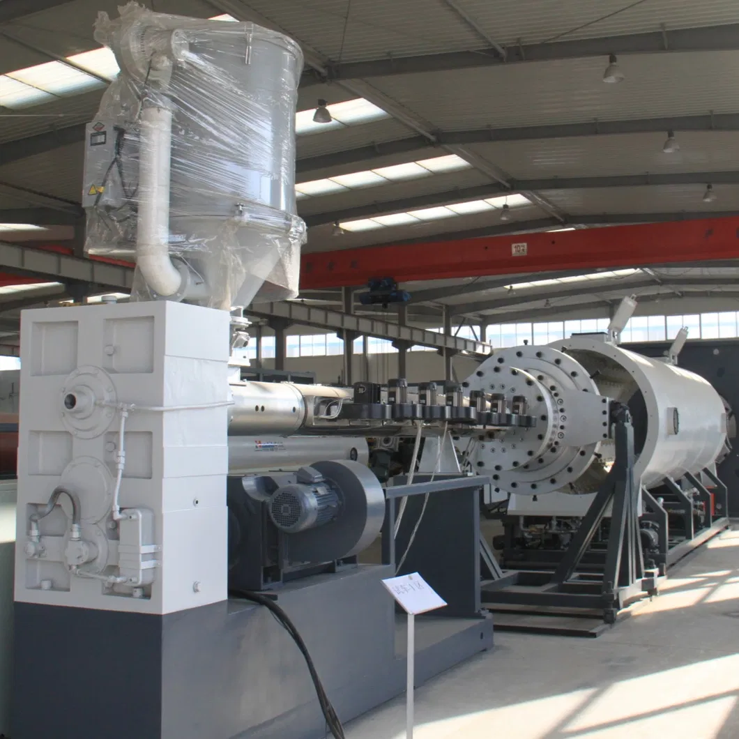 Plastic PE Preinsulated Pipe Machine / HDPE Jacket Pipe / Sleeve Pipe Tube Making Machine Extrusion Production Line