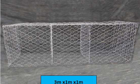 2.7mm сплетенные корзины Gabion