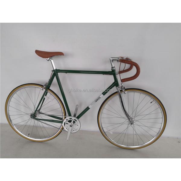 Ride in Style Men's Vintage Single Speed Bicycle with Steel Fork and Kenda 700C Tires