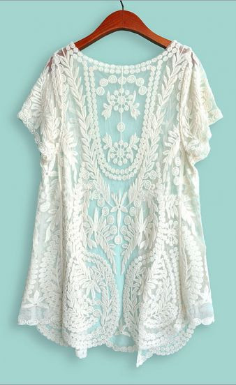 Outwear Cardigan Women Hallow Out Long Sleeve Single-breasted Button Knitted Sweater Crochet Blouse Tops