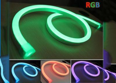 O néon 24V decorativo conduziu RGB flexível, cor que muda a luz de néon conduzida RGB da corda
