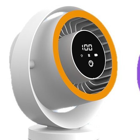 Suction Cup Wall Mounted Mini Fan No Drilling Quiet Small Hanging Fan With Strong Airflow