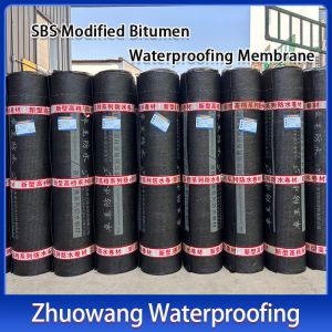 Flame Heated Bitumen Torch On Membrane Elastic Modified Asphalt For Flat Roof