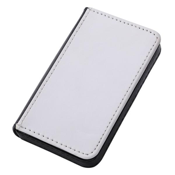 Blank Leather Sublimation Business Card Holder Custom Photo Printing Namecard Case
