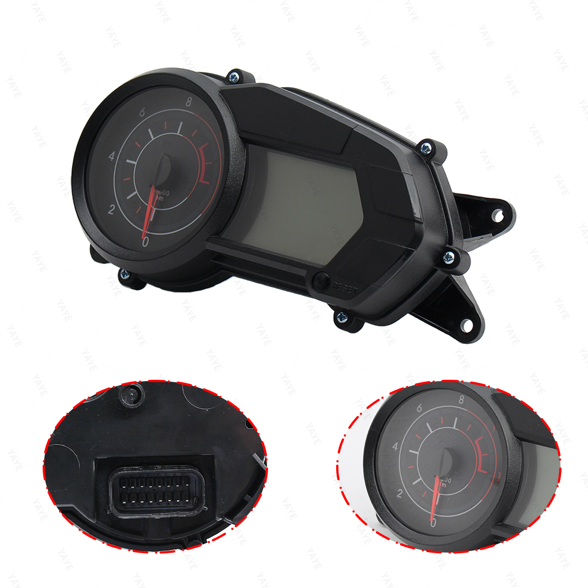 Motorcycle Instrument Panel With Odometer And Speedometer LCD Digital Panel For BAJA J135 Kawasaki Router NS125Fi And Pulsar 135