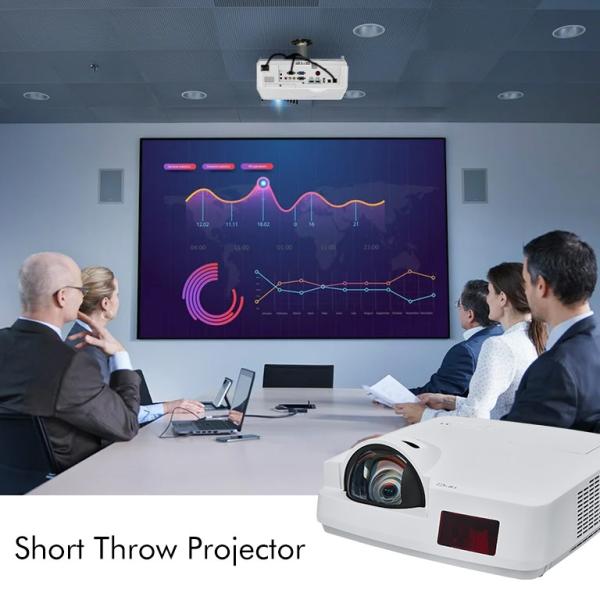 3300 Lumens Short Throw Projector XGA 15000 Contrast Education Display