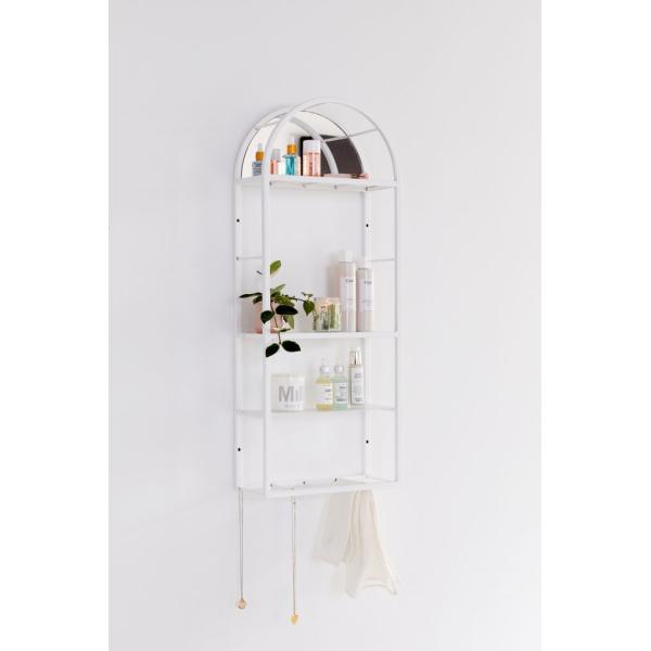 Optional Bathroom Wall Decor Storage Waterproof Panels Display Rack for Modern Design