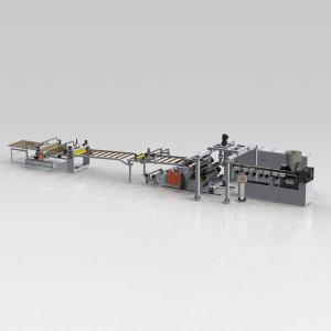 ABS Plastic Sheet Extrusion Machine Process Parallel Twin Screw Extruder /single screw extruder production line
