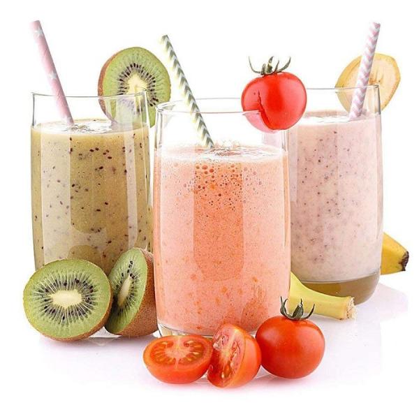 Food Grade Safe Disposable Paper Straws Juices Coffee Tea Smoothie Paper Straws