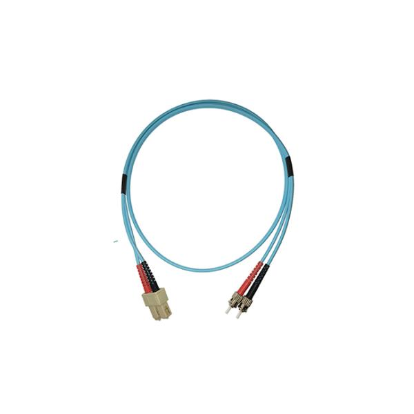 SC - ST 10G OM3 50 / 125 Fiber Optic Patch Cord / Fiber Optic Jumper Cable