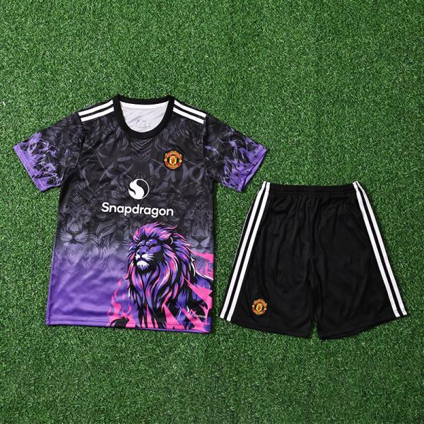 2025-2026 Manchester United children training uniforms support group customization