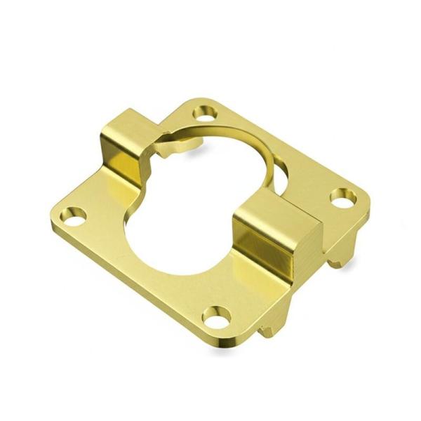 Estampage de laiton personnalisé de haute précision zingué jaune pour composants automobiles CAD/Dwg et galvanoplastie
