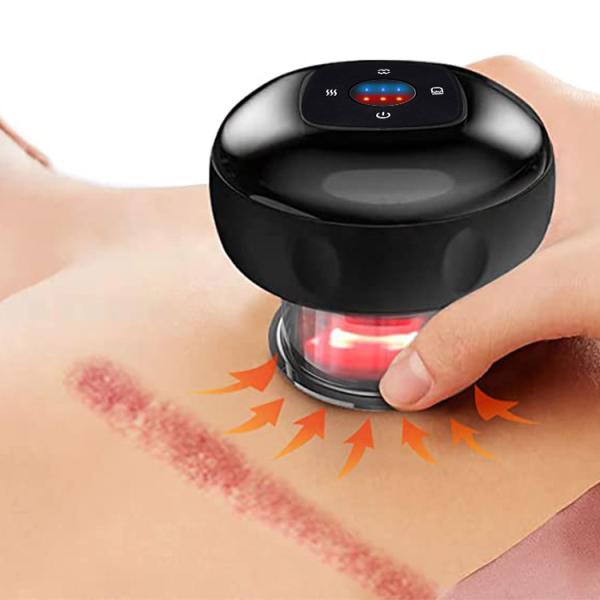 6 Gear Rechargeable Model Electric Cupping Therapy Massager with Wireless Cupping Tool
