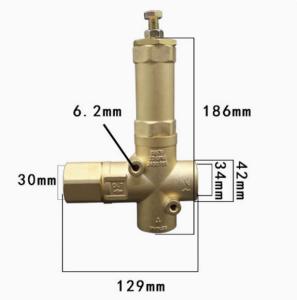 Unloading Valve for Street Sweeper High-Pressure Pumps: 15MPa, Adjustable
