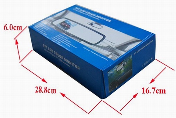 Ouchuangbo 3.0 inch LCD screen Automatic switching reversing OCB-RV302