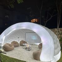 Tienda redonda inflable blanca grande de alta calidad