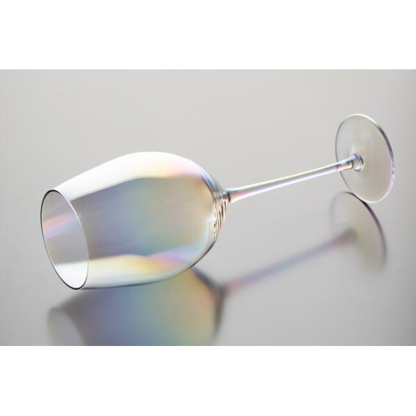 Rainbow Red Wine Glass Drinking Goblets Long Stem 750ml Lead Free Mouth Blown