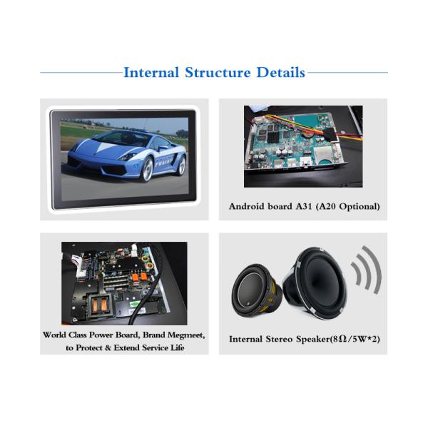 32 Inch HDMI Output Lcd Advertising Player , Remote Control Lcd Advertising Display Screen