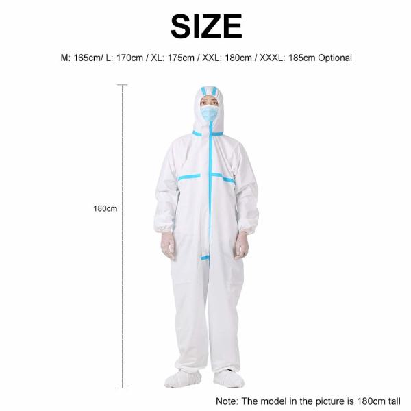 Material médico não tecido estéril descartável da roupa SMS/SMMS do vestido cirúrgico do hospital