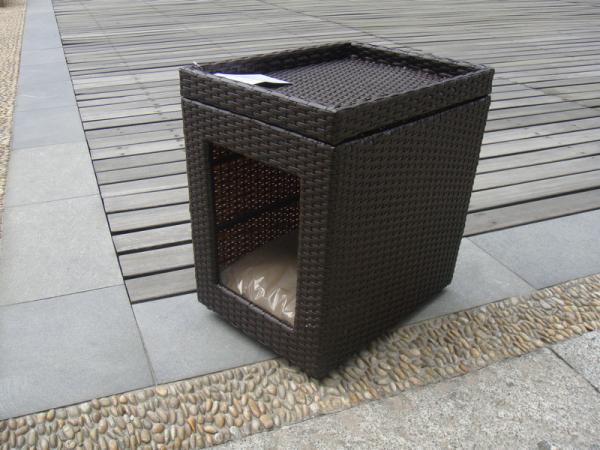Outdoor Garden Wicker Pet Bed Comfortable Pet House For Dog / Cat