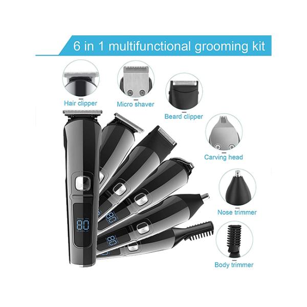 KooFex Mens Beard Hair Trimmer Set IPX6 Waterproof Ultralight