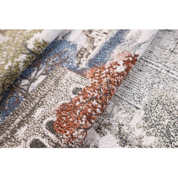 European Noble Classic Castle Jacquard Fabric For Home Textile