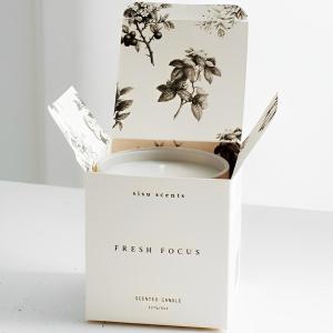 Ультрафиолетовое покрытие бумаги Tuck Top Boxes складной квадратный запасной запасной свечи